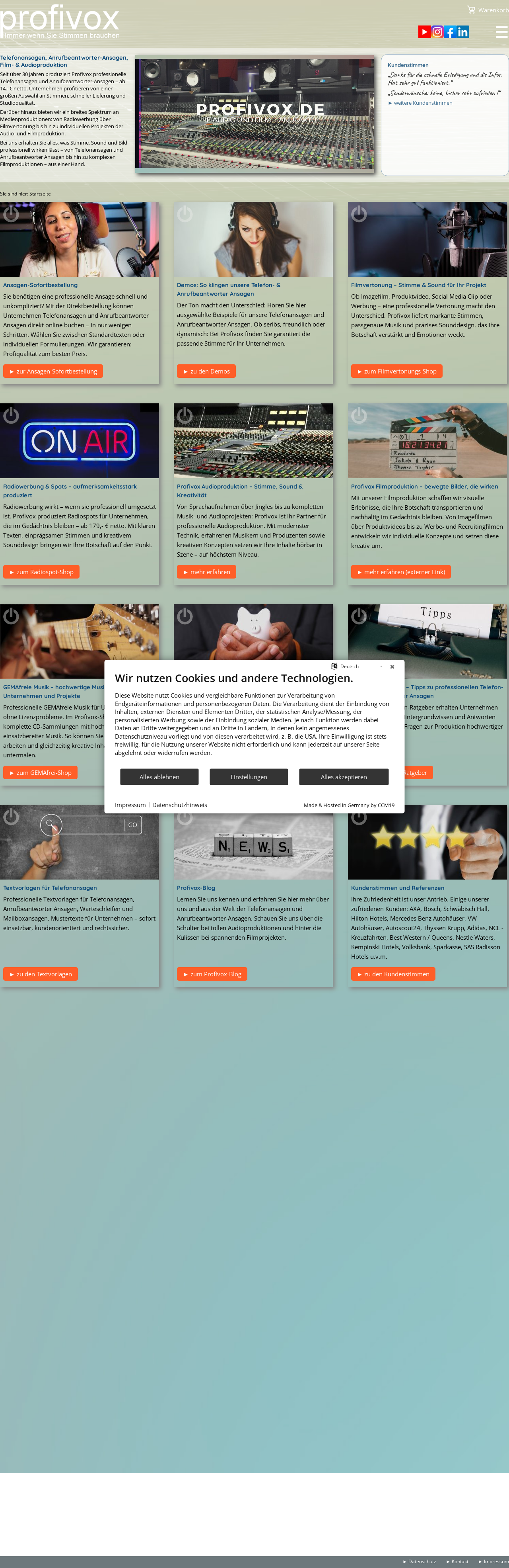 Websitevorschau
