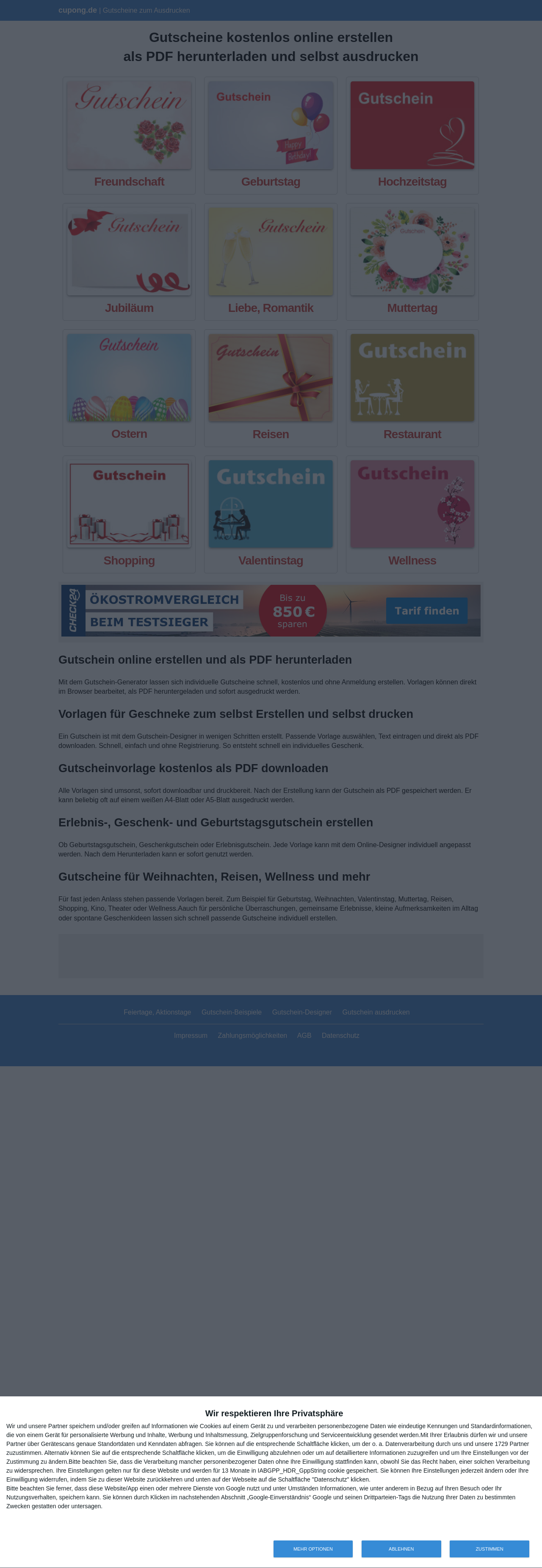 Websitevorschau